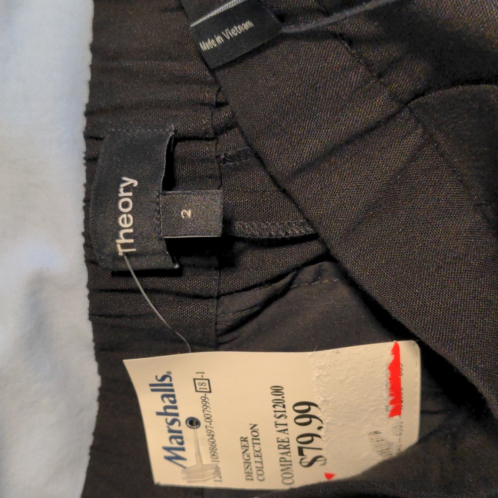 Theory Testra Slim Pant size 2 NWT - Picture 4 of 9